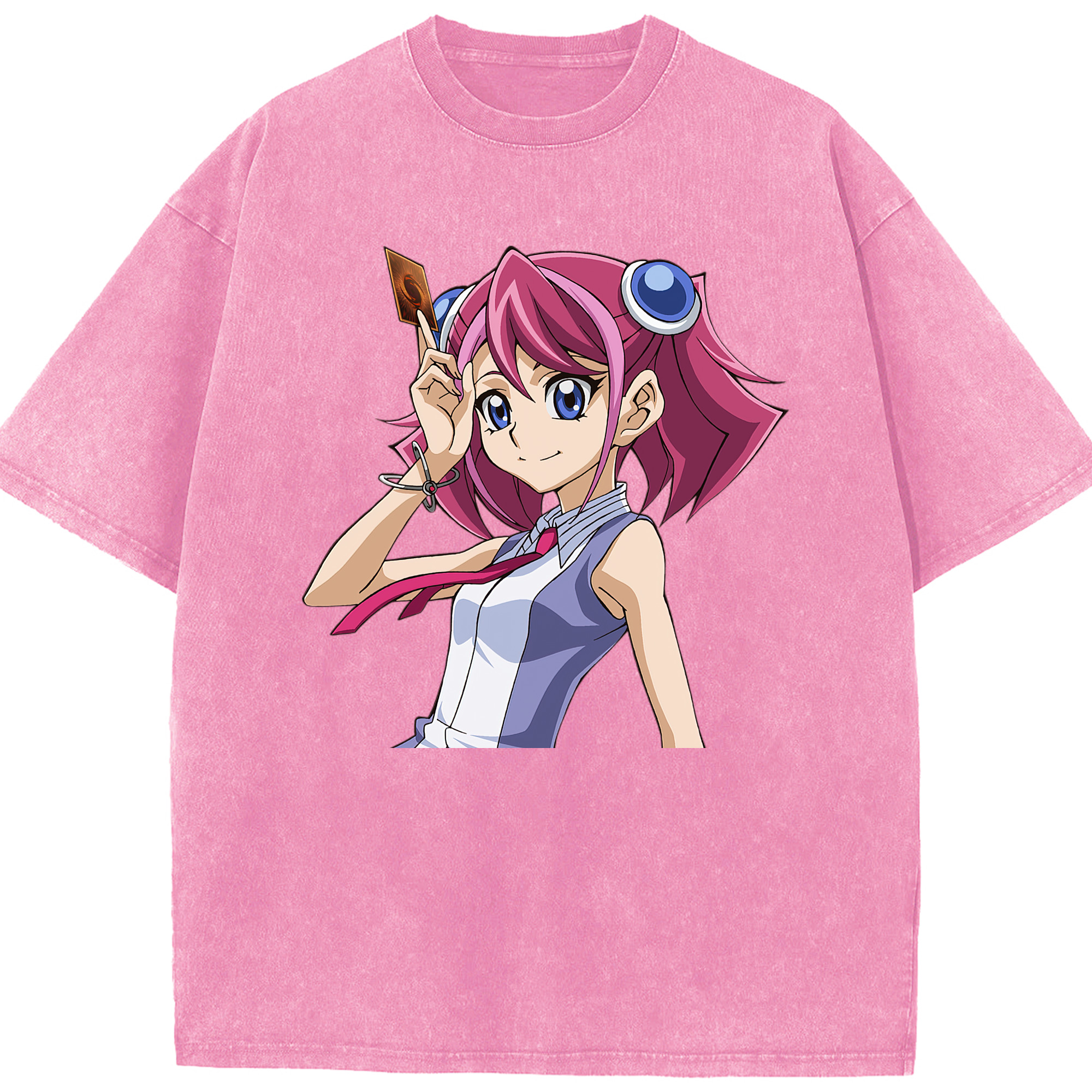 （画像用） 遊☆戯☆王 Yu-Gi-Oh! 綿100% ヴィンテージ風 半袖Tシャツ（フロントプリント）